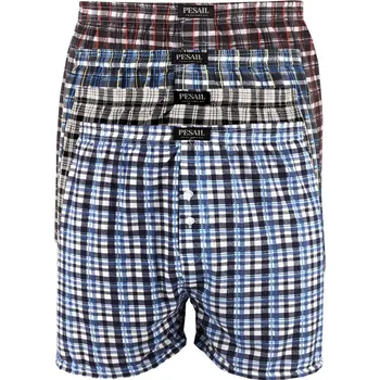 Trenýrky Miloš bavlněné trenýrky 411A1 - 4bal XXL vícebarevná