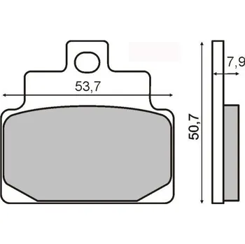 Brzdový systém Brzdové destičky motocyklu Aprilia Leonardo 125cc 1999 225 100 460 RMS