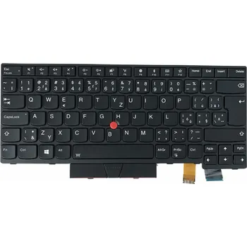Náhradní klávesnice pro notebook DeTech Klávesnice s podsvícením pro notebook Lenovo T470/ Náhradní klávesnice pro notebooky Lenovo Thinkpad T470 T480 A475 A485 01HX379