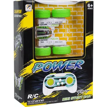 RC model auta rc kaskadérské auto 1:32 power stunt – zelené