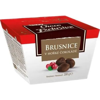 POEX Choco Exclusive Brusnice v hořké čokoládě 200g