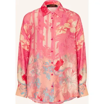 Dámská halenka Miss Goodlife Dámská Saténová Halenka, růžová / krémová /...