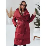 Dámský kabát DSTREET BORDOVÁ XL