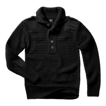 Pánský svetr Svetr Alpine Pullover, Brandit, Black, 3XL