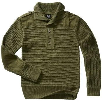 Pánský svetr Svetr Alpine Pullover, Brandit, Olive, L