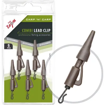 Carp Zoom Závěs na zátěž komplet Combi Lead Clip - 5 ks