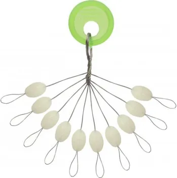 Carp Zoom Stopper fluorescenční - 10 ks/5x7mm/vel.L