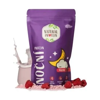 Fitness Natural Protein Noční protein 350 g - malina + Sleva 3 % pro registrované