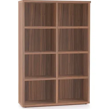 regál Vysoký regál Visio 100x34 x 150 cm Barva: Ořech