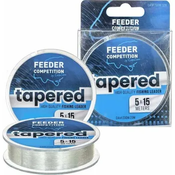Carp Zoom Ujímaný vlasec Tapered Leader - 5x15 m/0,18-0,28 mm/5,1-8,7 kg