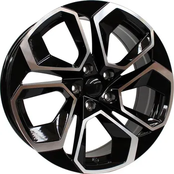 Alu kolo Alu kola Racing Line I5561, 19x8.5 5x112 ET40, černá + leštění vhodné pro Škoda Superb III