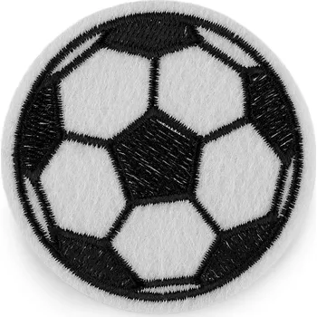 Nažehlovačka Fotbalový míč (Vyšívaná nažehlovačka fotbalový míč)