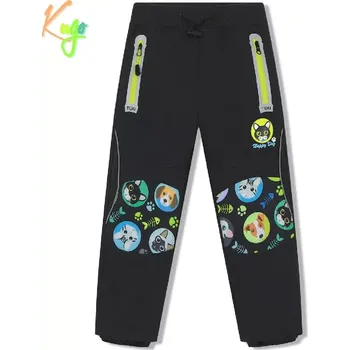 Dětská móda Dětské softshellové kalhoty zateplené Kugo HK5050 tmavě šedé