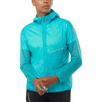 Bunda s kapucí Salomon SENSE AERO WIND JKT W lc2203700 Velikost XS