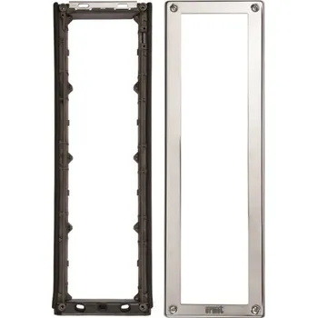 Domovní zvonek Upevňovací a vnější krycí rámeček 4 moduly URMET 1158/64