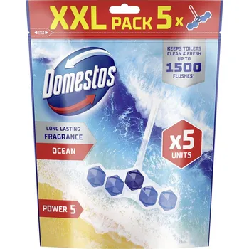 WC čistič Domestos Power 5 Ocean WC blok (5×50 g) Ocean