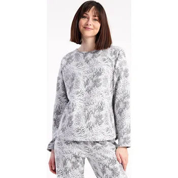 Dámské pyžamo Dámské pyžamo dlouhé Sofia šedá M