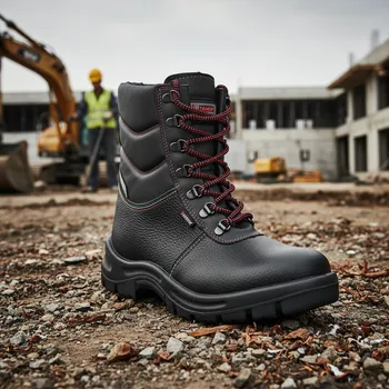 Pracovní obuv CERVA GROUP Obuv PANDA DUCATO WINTER S3 Velikost 43 (UK-9) černá/červená