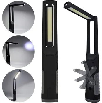 Svítilna Dílenská svítilna LED s dynamem, magnet, 920 lm, USB 1360