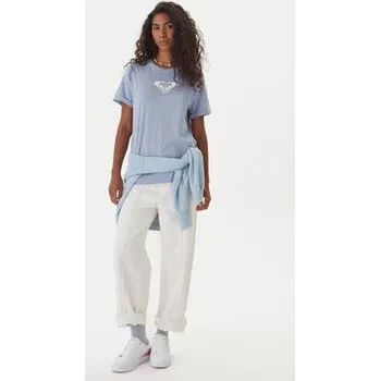 Dámské tričko Roxy T-Shirt Oceanregular ERJZT06078 Modrá Regular Fit XS