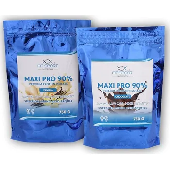 Protein FitSport Nutrition 2x Maxi Pro 90% 750g Vanilla + DÁREK