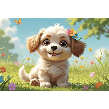 Puzzle Trefl puzzle štěňátko 60 dílků