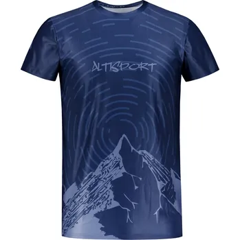 Pánské volnočasové triko premium ALTISPORT VOJ/ALM121TR06 NAVY-BLUE S
