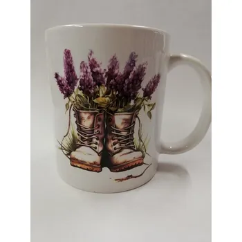 Hrnek s motivem objem 330 ml - Levandule č.2