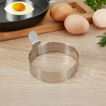 Forma na pečení Gastrokitchen Kulatá kuchyňská forma na vajíčka, lívance nebo koláče 9 cm