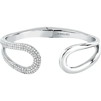 Náramek Morellato Pevný ocelový náramek s krystaly Design SAYP26 6 cm + 2 měsíce na vrácení zboží