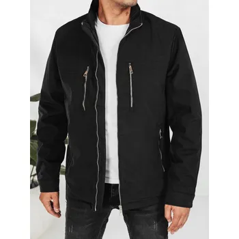 Černá pánská přechodová bunda bez kapuce TX5035 Velikost: L