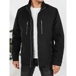 Černá pánská přechodová bunda bez kapuce TX5035 Velikost: M