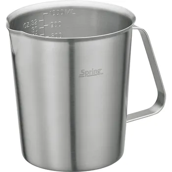 SPRING Tools – kuchyňská odměrka nerezová ocel 1,0 l prům. 12,5 × 13 cm