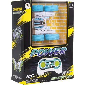 RC model auta RC kaskadérské auto 1:32 power stunt – modré