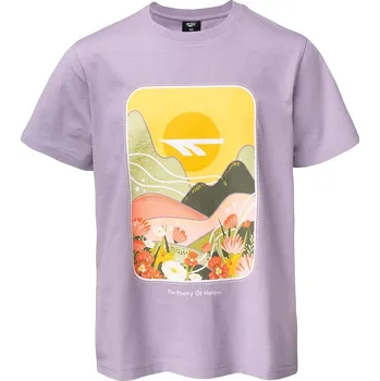 Dámské tričko tričko Hi-Tec Poetry - Lavender Aura 146 cm