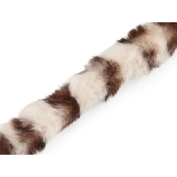 Galanterie Všívací oděvní / dekorační kožešina kulatá, zvířecí vzor šíře 2,5 cm