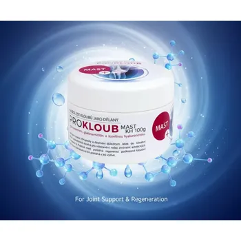 Bylinná léčivá mast ProKloub mast KH 100 g – glukosamin, chondroitin, kys. hyaluronová. (Revoluční mast s chondroitinem, glukosaminem a kyselinou hyaluronovou, vhodná pro regeneraci chrupavky. Důležité upozornění - skladujte v chladu a temnu, nejlépe v ledničce!!!)