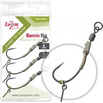 Carp Zoom Montáž Ronnie Rig - 3 ks/vel.6