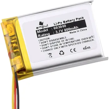Li-Pol baterie 800mAh, 3.7V, 603040, 3pin
