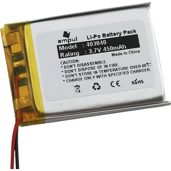 Li-Pol baterie 450mAh, 3.7V, 403040