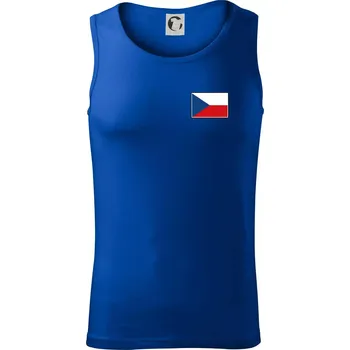 Česká republika - Vlajka malá - Tílko pánské Core - M ( Královská modrá )