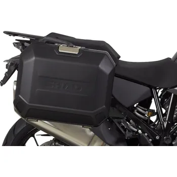 Motodoplněk Shad kompletní sada bočních hliníkových kufrů SHAD TERRA 36L/47L, včetně montážní sady SHAD KTM Super Adventure 1290 (R, S)