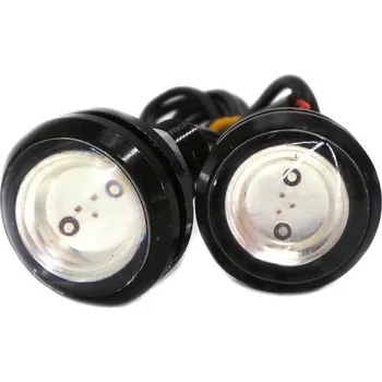 Autožárovka ČERVENÉ 12V LED SVĚTLA 2ks motoLEDy 267R