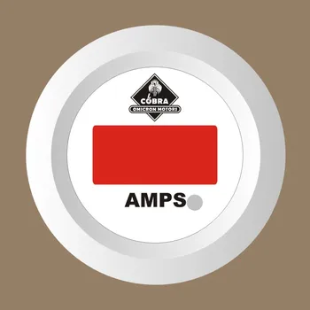 Bezpečnostní detektor Ampérmetr DC bílá/bílá 53mm