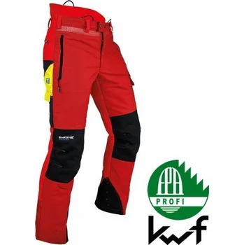 Protipořezové kalhoty PFANNER Ventilation, červené velikost oblečení 3XL - prodloužené