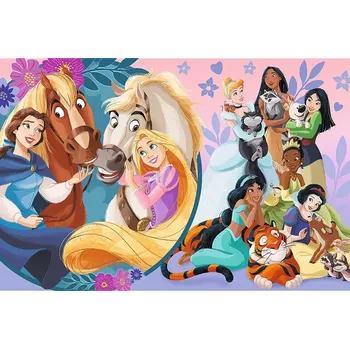 Puzzle TREFL Disney Princezny Úsměv přátelství MAXI 24 dílků