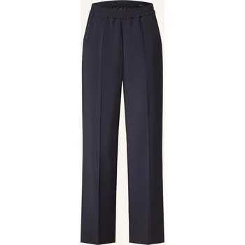 Mac Dámské Marlene Kalhoty Chiara Z Mušelínu, tmavě modrá, 42