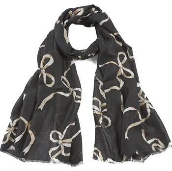 Šátek Verde Dámský šátek 03-2528 Black + 2 měsíce na vrácení zboží