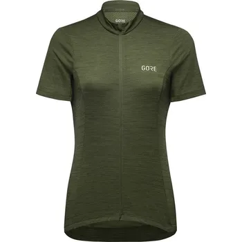 cyklistický dres GORE C3 Women Jersey utility green S