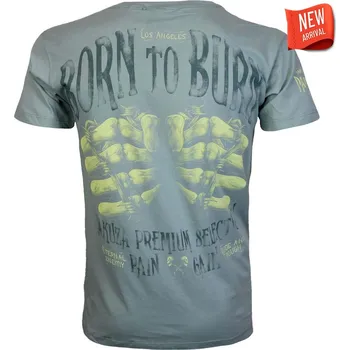 Yakuza Premium Selection Tričko Yakuza Premium 3915 - modré - Pain and Gain, Born to Burn Velikost: 4XL